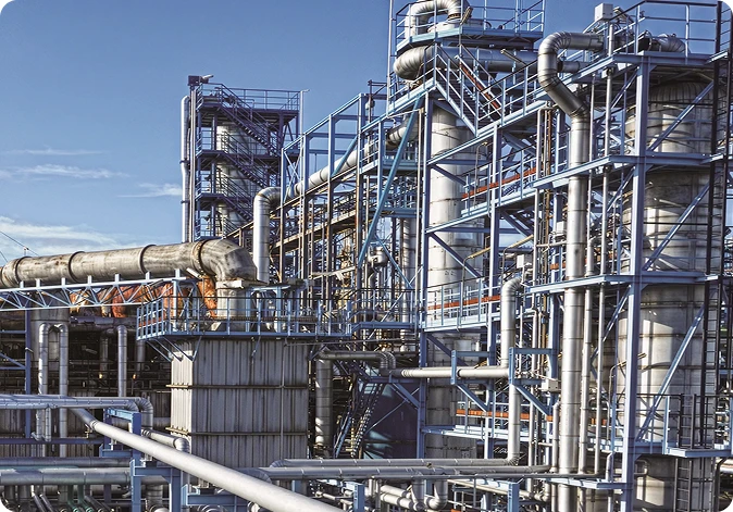 Chemie IndustrieRohrleitungen<br>Lösungen